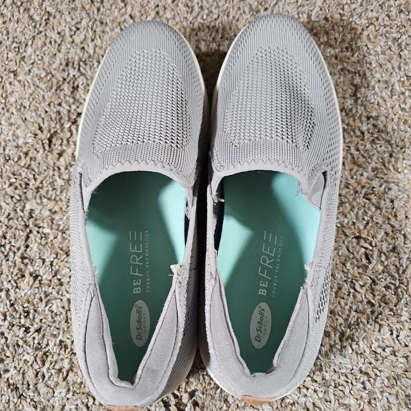 Dr. Scholl's Be Free Be You Gray Slip On Loafers 9.5M UK6.5