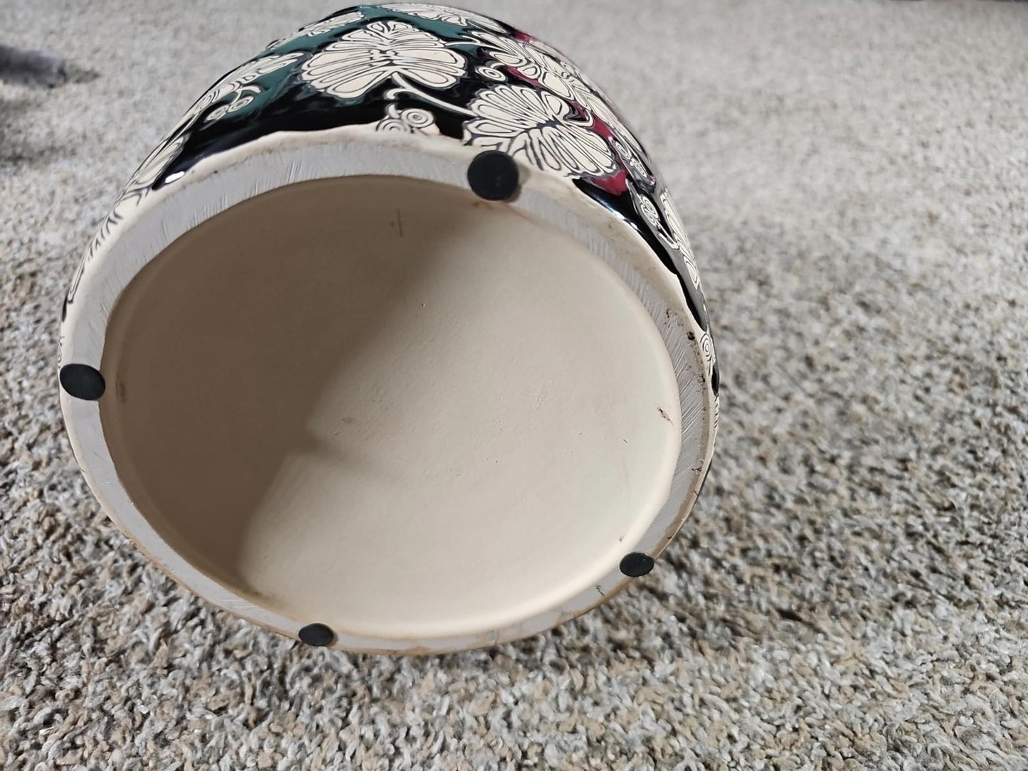 Ceramic Pottery Art Leaf Vase