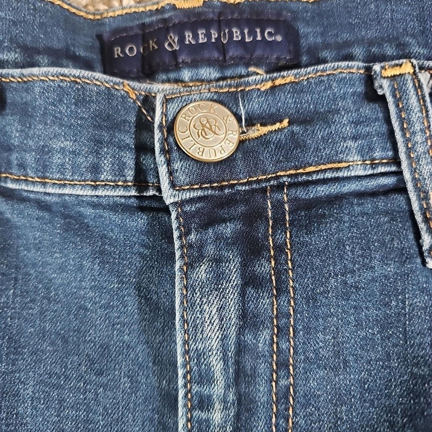 Rock & Republic Bumpershoot Sz 12 Jean Shorts