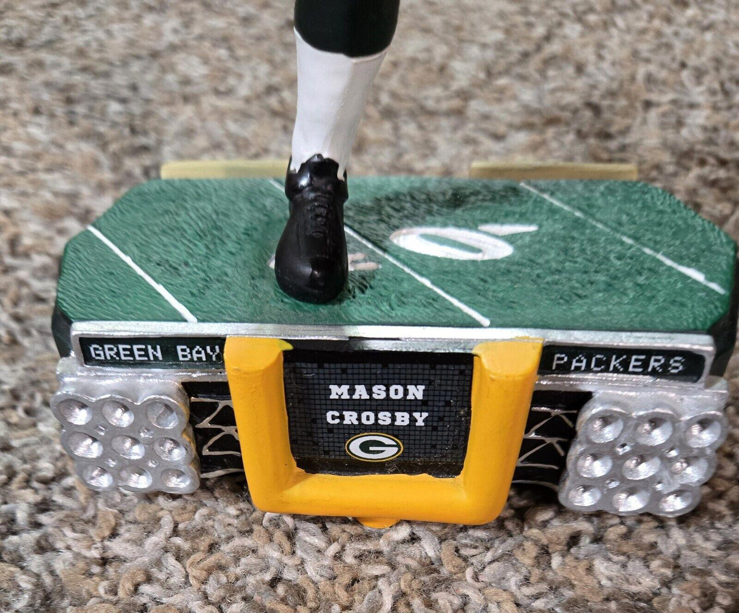 Team Beans FOCO "Legends Of The Field" Mason Crosby #2 - K Bobblehead 26 Of 1000