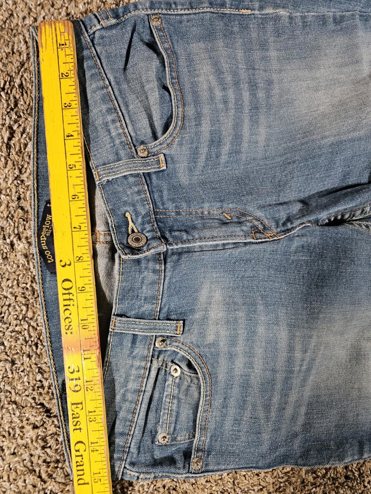Levis 524 Jeans Womens 7M Too Superlow Skinny Low Rise