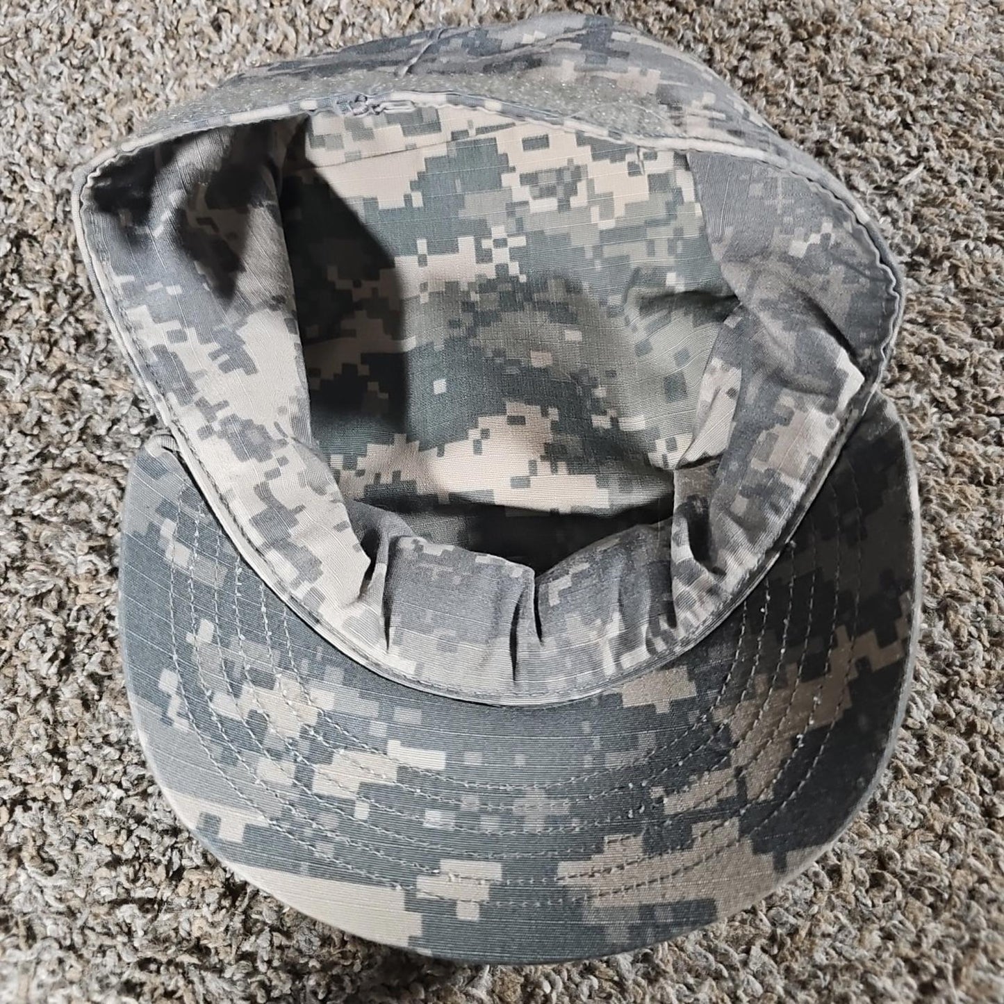 US Military Issue Army Uniform ACU Camo Patrol Hat Cap 6-3/4