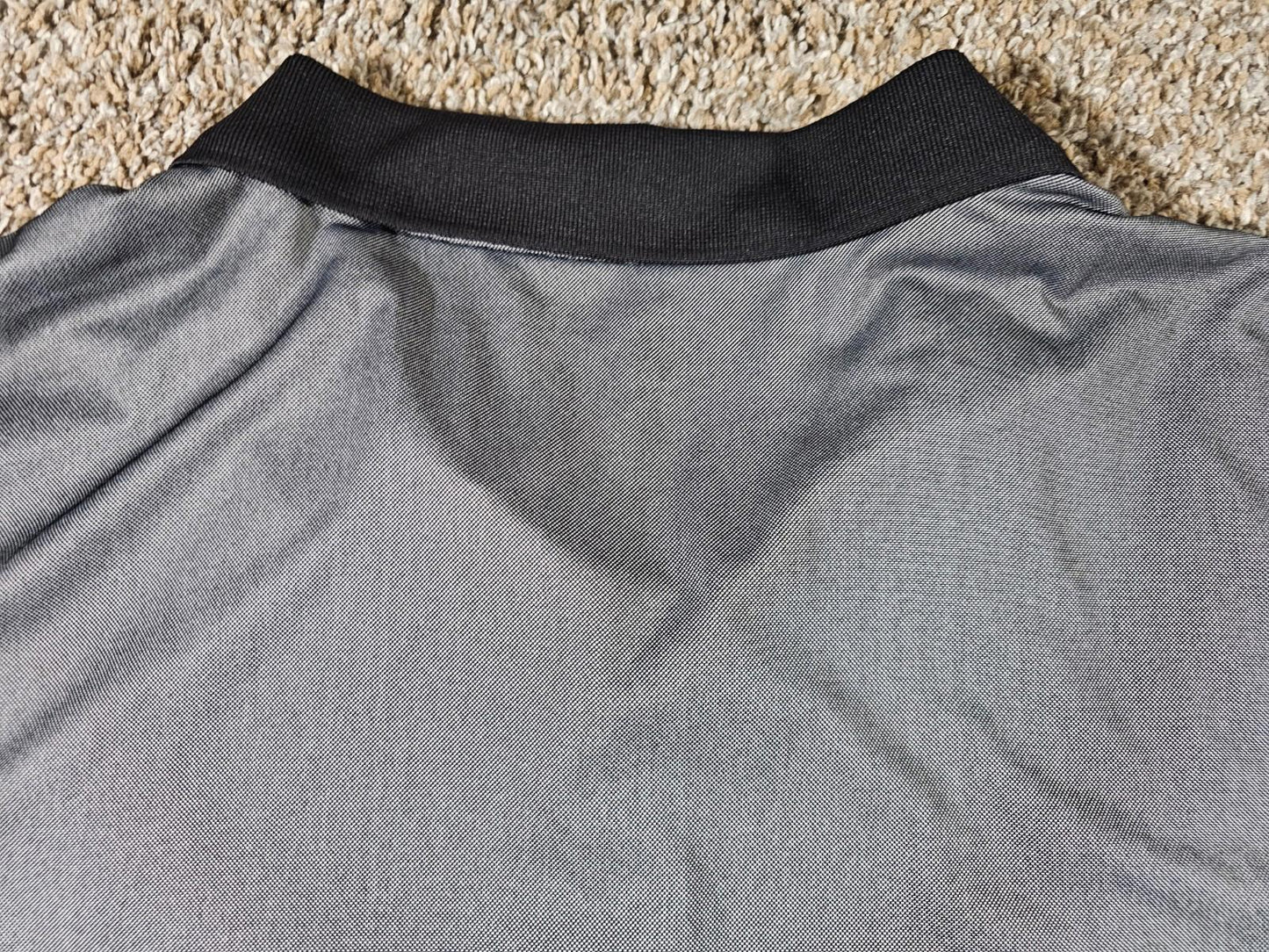 Reebok Golf 6xl Gray Black Polo Shirt