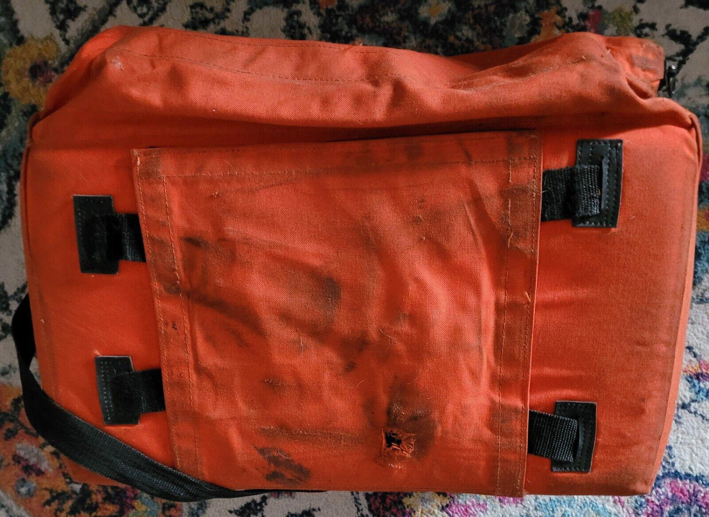 Jumbo Paramedic Oxygen Medic First Responder EMT/EMS Bag w/ 3 Tanks decom