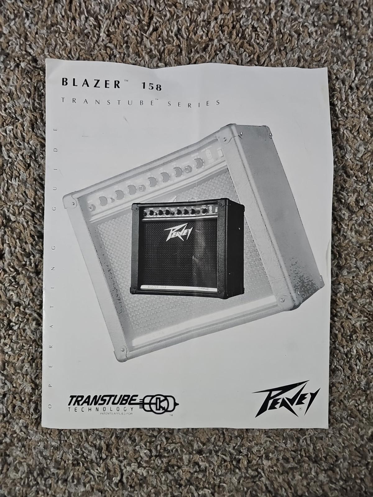 blazer 158 transtube series operating guide Manual