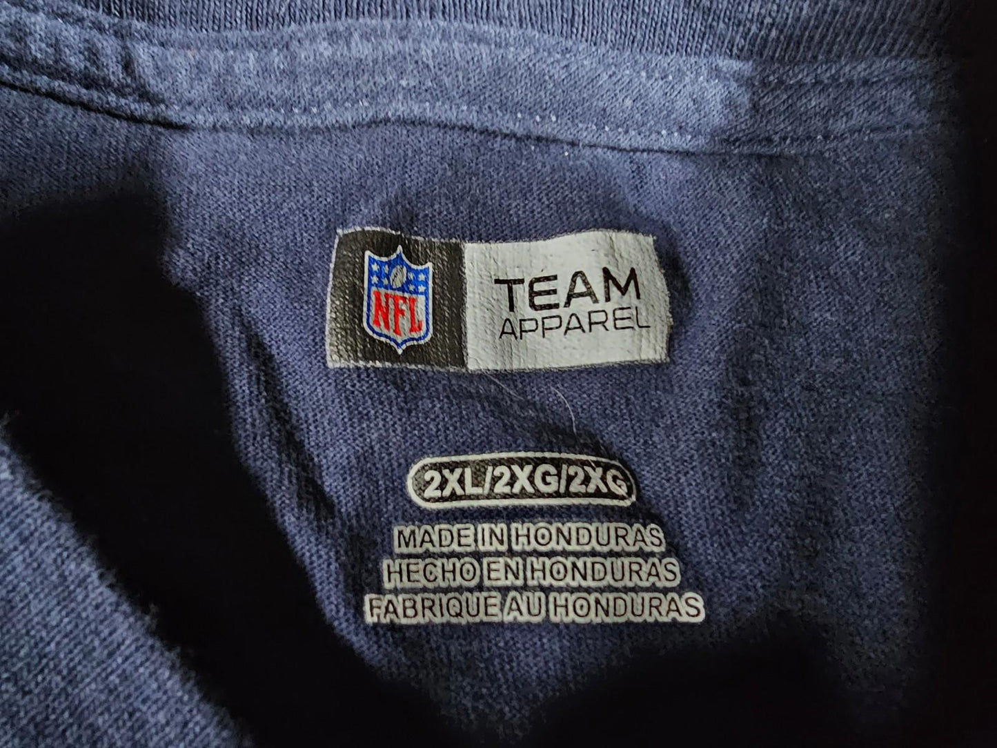 NFL Team Apparel San Diego Chargers Shirt Men's Blue 2xl