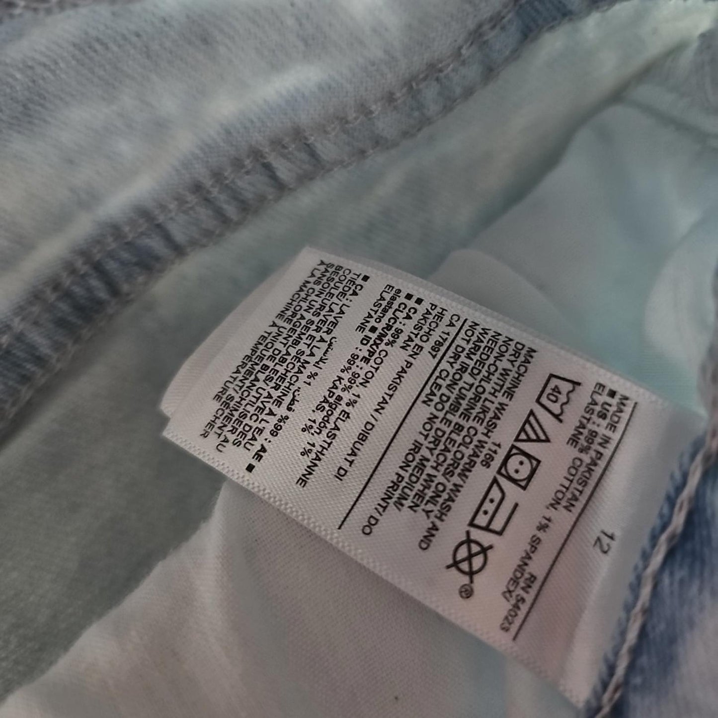 Old Navy Sz 12 Jean Cutoff Skirt