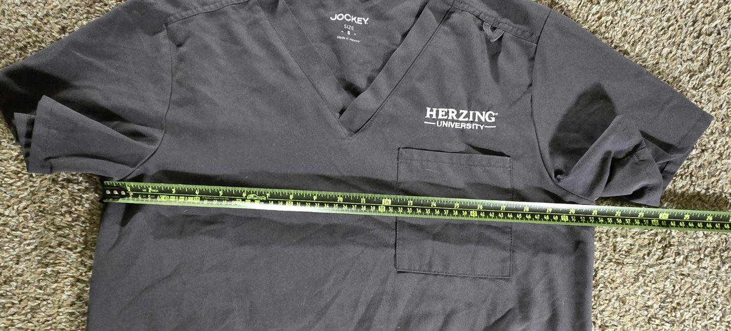 Herzing University Gray Jockey Nursing Scrub Size Small