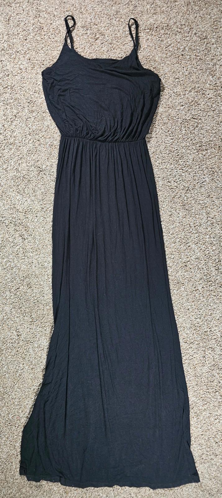 LUSH Long Black Dress Small