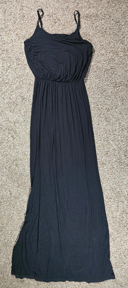 LUSH Long Black Dress Small