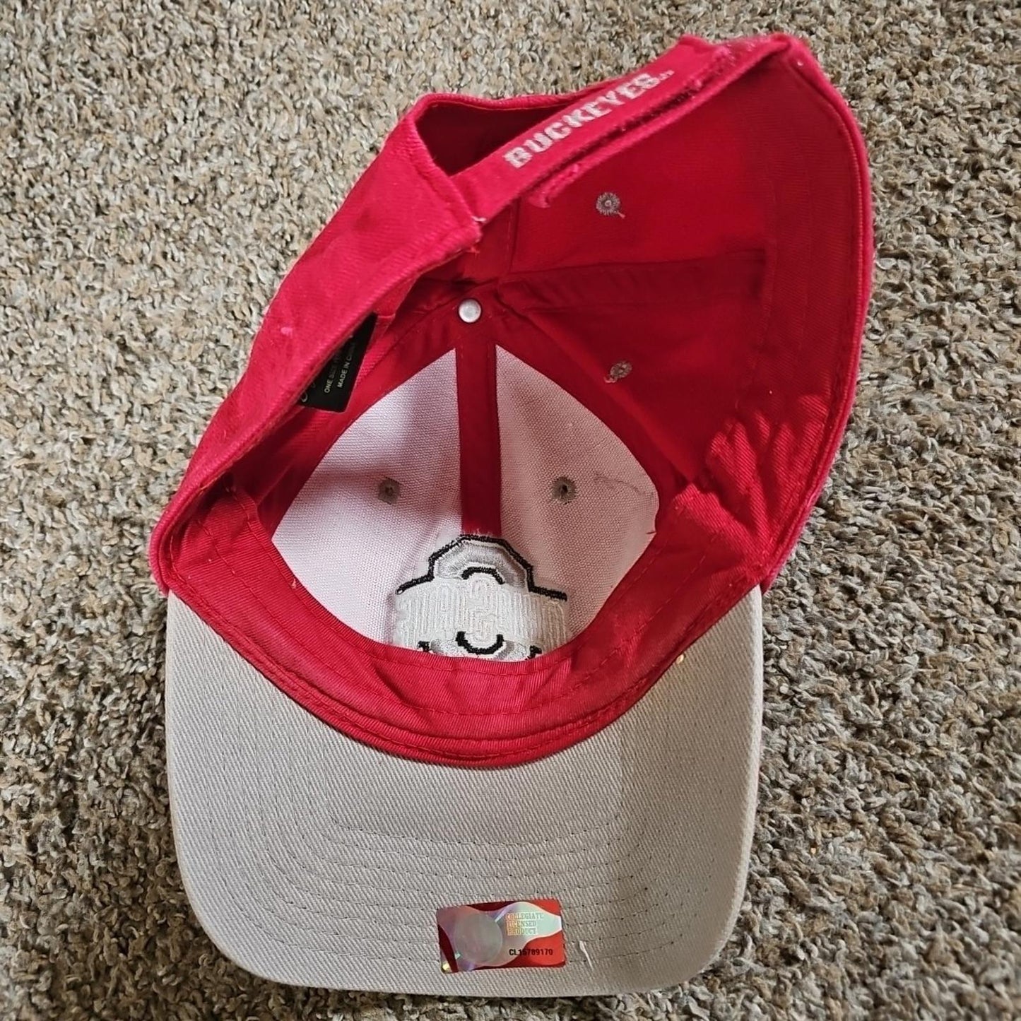 OSU Ohio State Buckeyes Hook Loop Signatures Hat