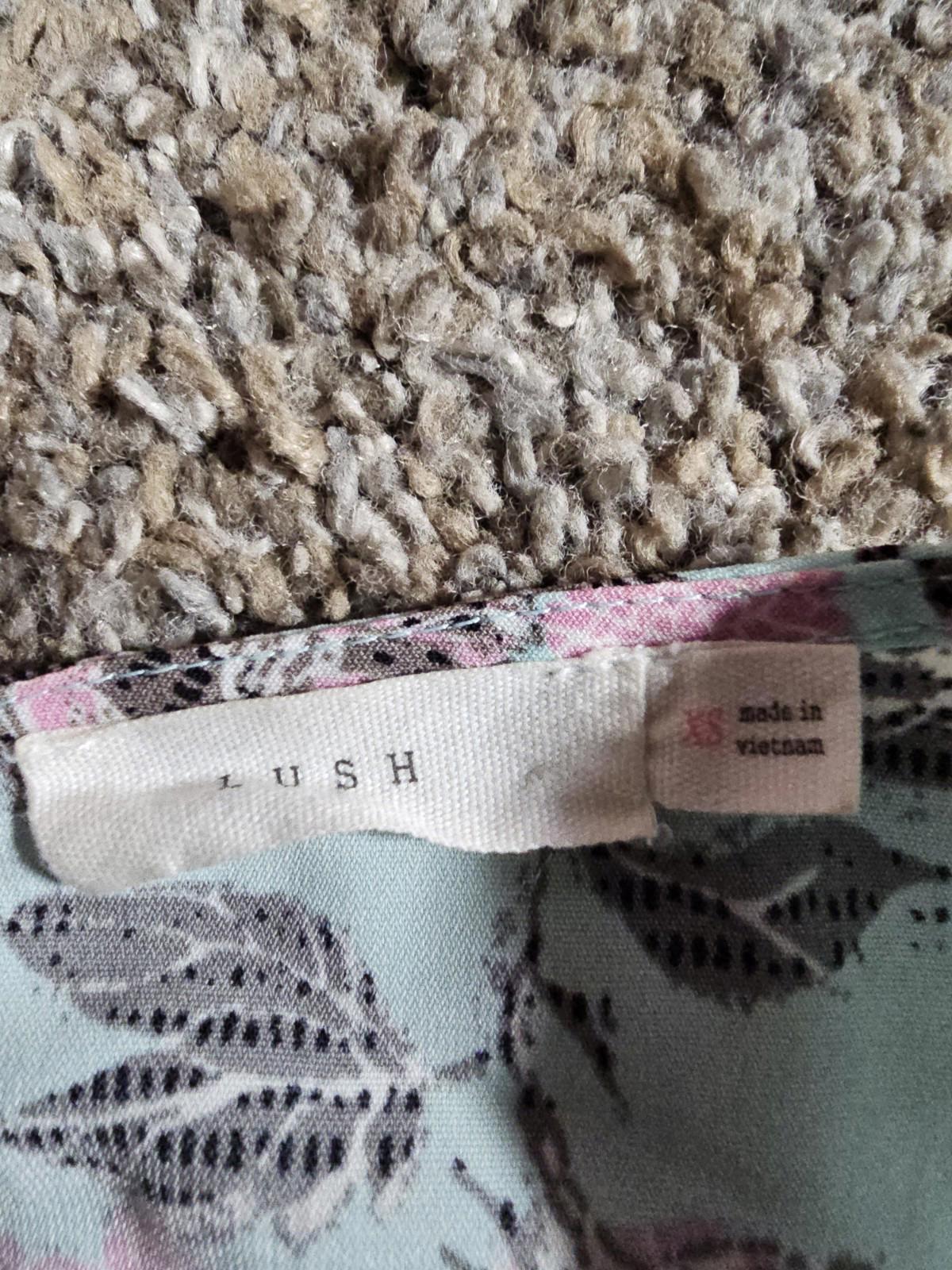 LUSH Green Floral Dress XS