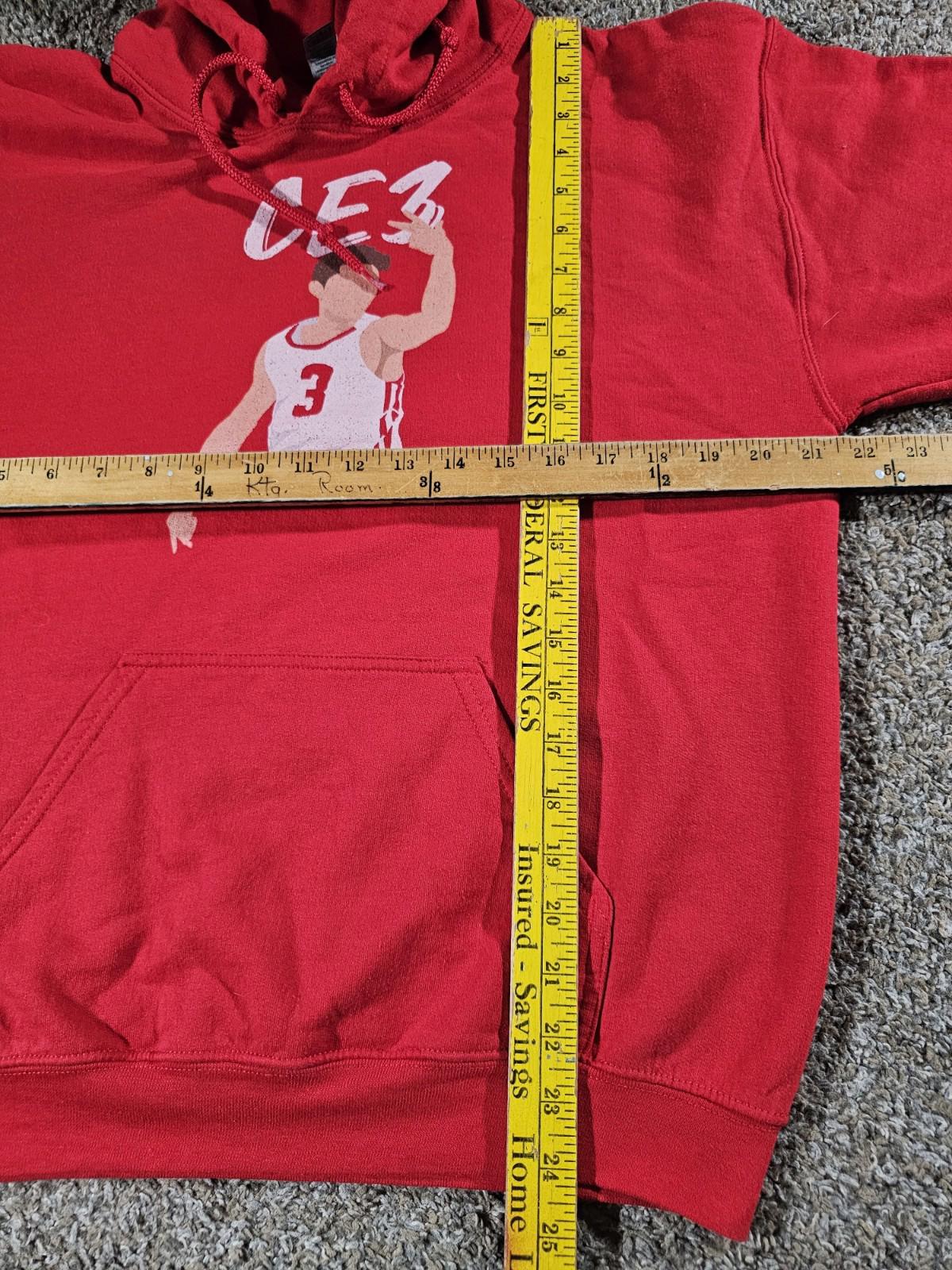 Barstool Sports CE3 Red Hoodie Gildan Heavy Sz M