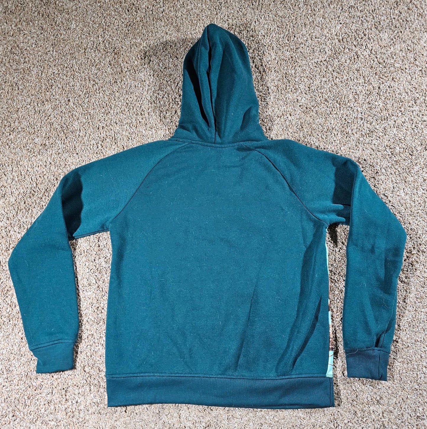 Realtree Hoodie Mens S Blue Green Camo  Sweatshirt Outdoor