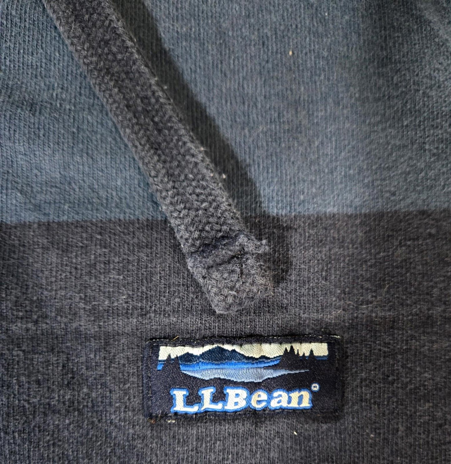 L.L. Bean Lakewashed Rugby Hoodie Mens M Traditional Fit