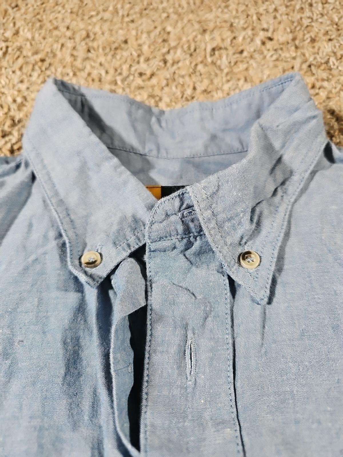 Browning Blue Button Up Shirt Front Pocket M