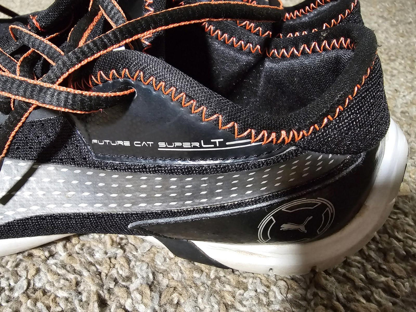 puma future cat super LT 30457914 shoes Black Womens 7.5