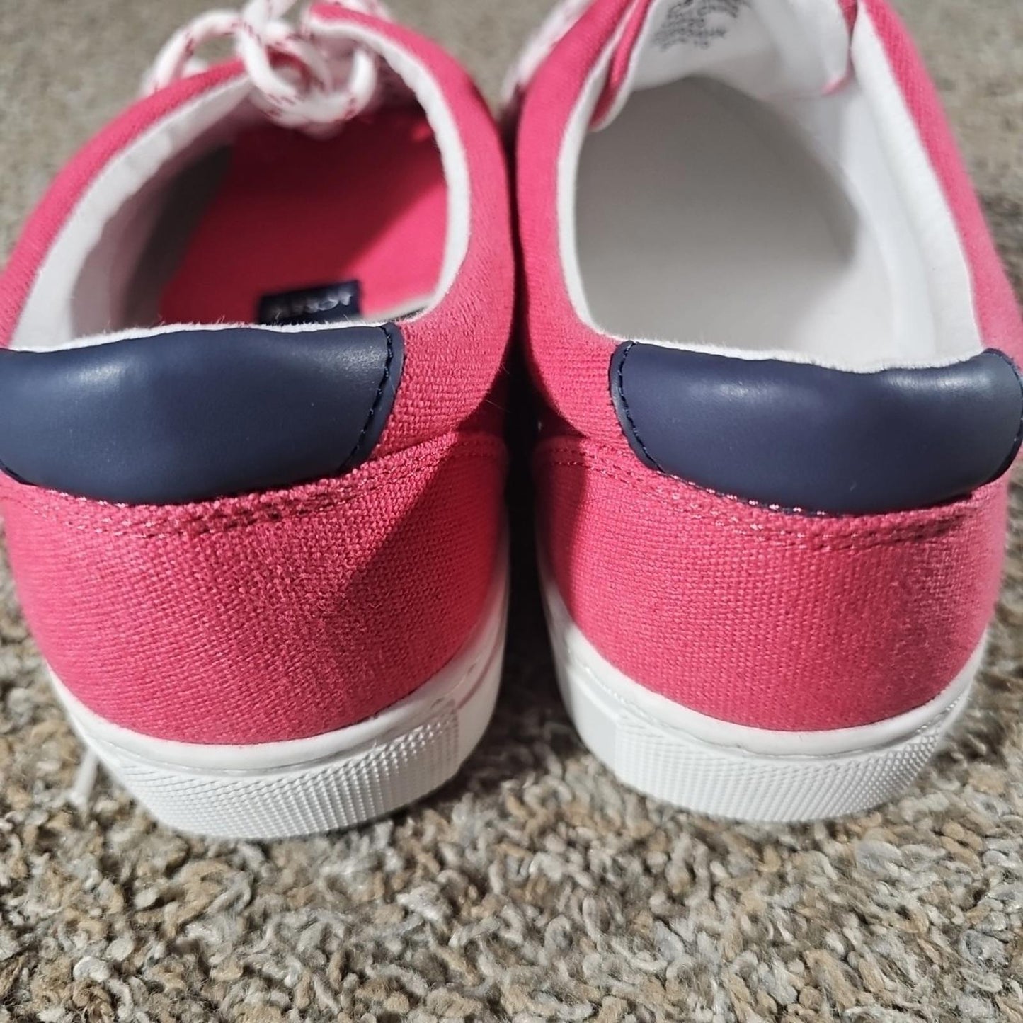 J.Crew AL-058 Salmon Canvas Lace-Up Shoes Men’s Size 10