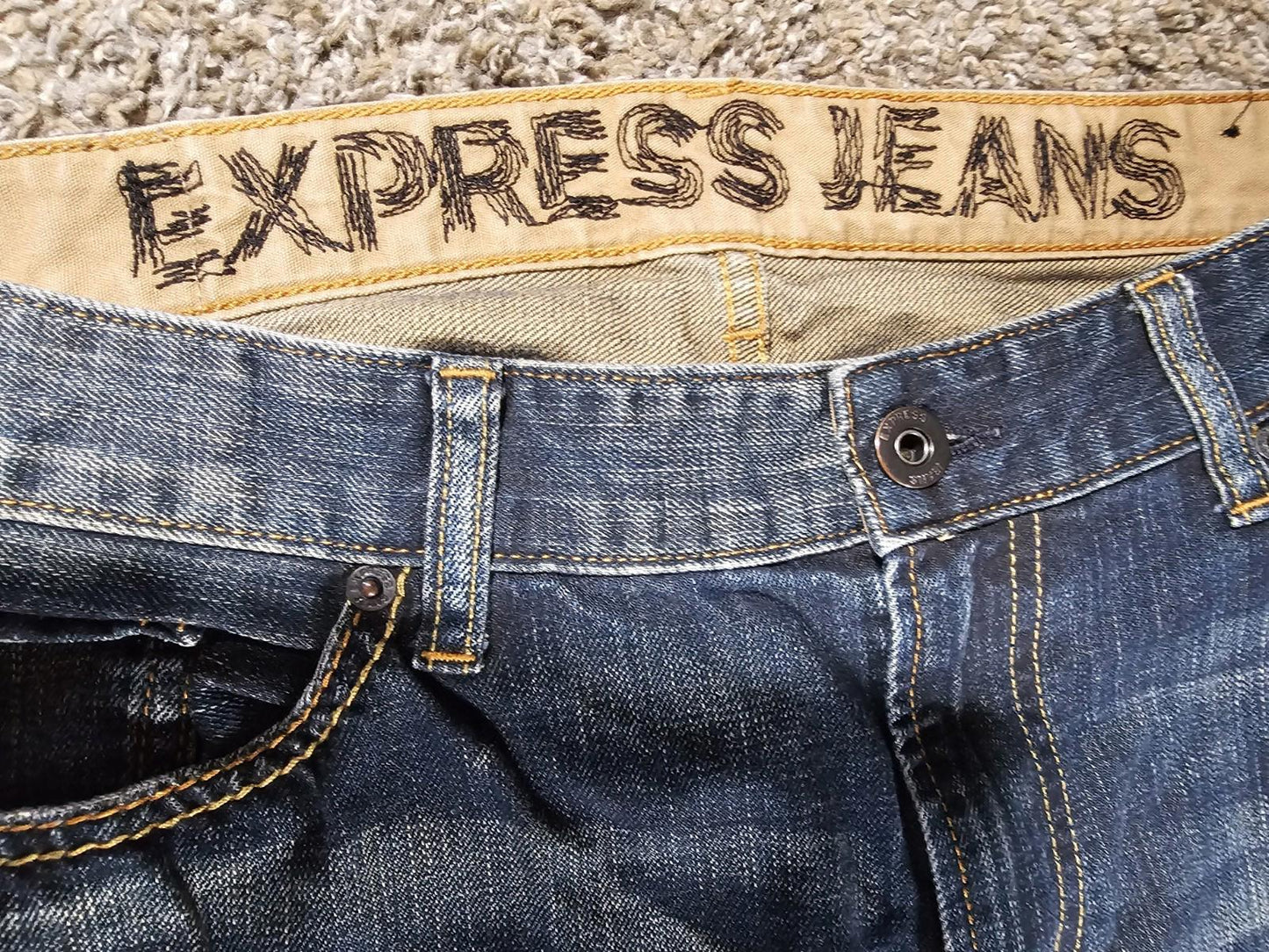 EXPRESS JEANS Low Rise Bootcut 34x34(32.5)