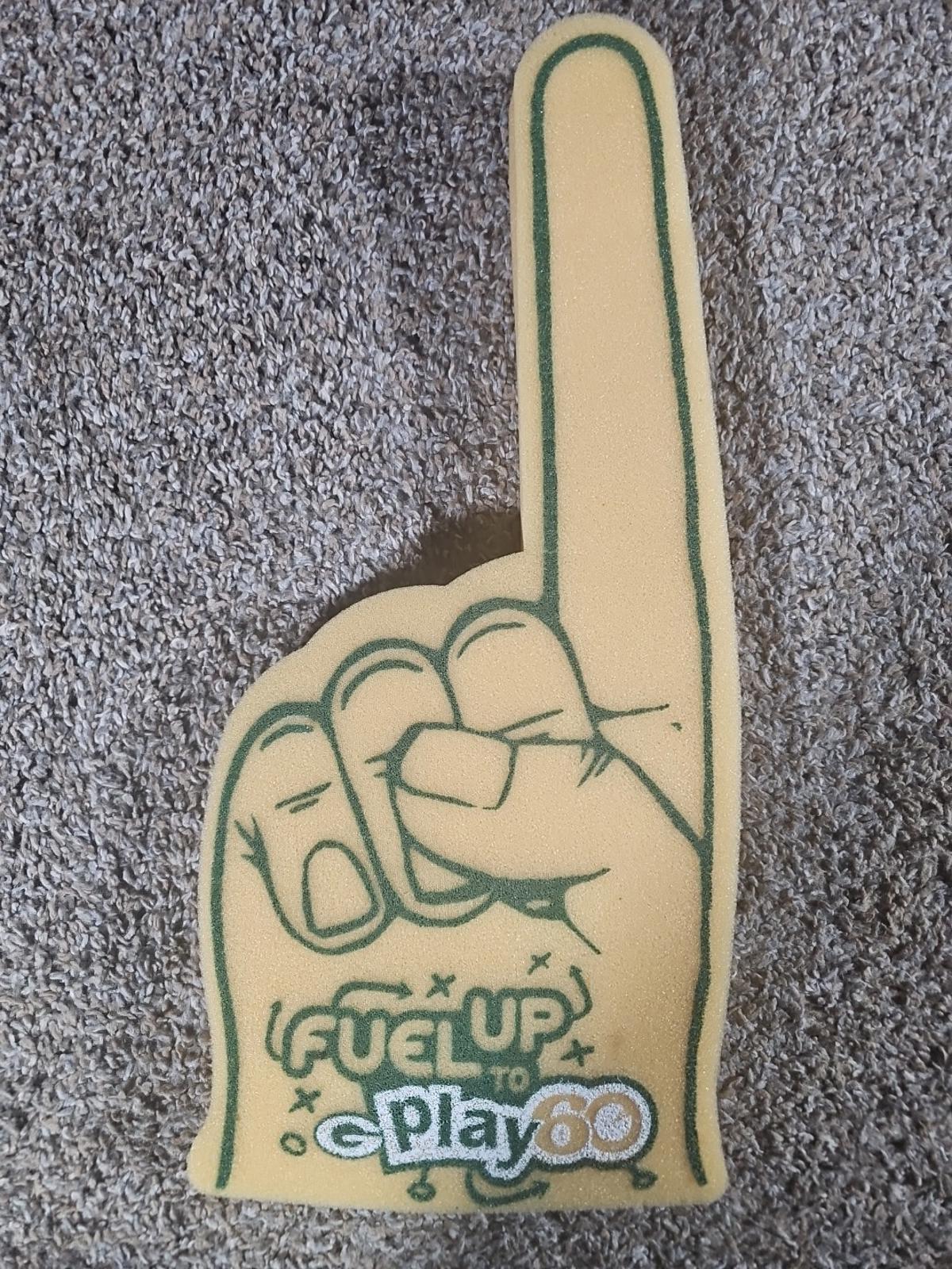 fuel up play 60 Green Bay Packers foam finger