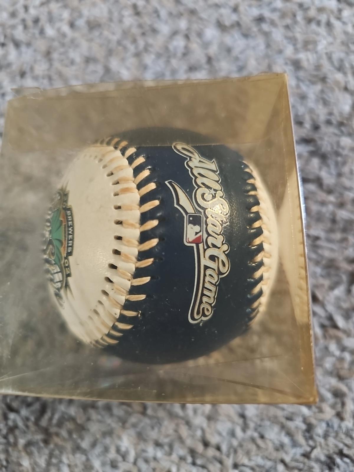 2002 All Star Game Milwaukee Brewers Fotoball Limited Edition Baseball Ball