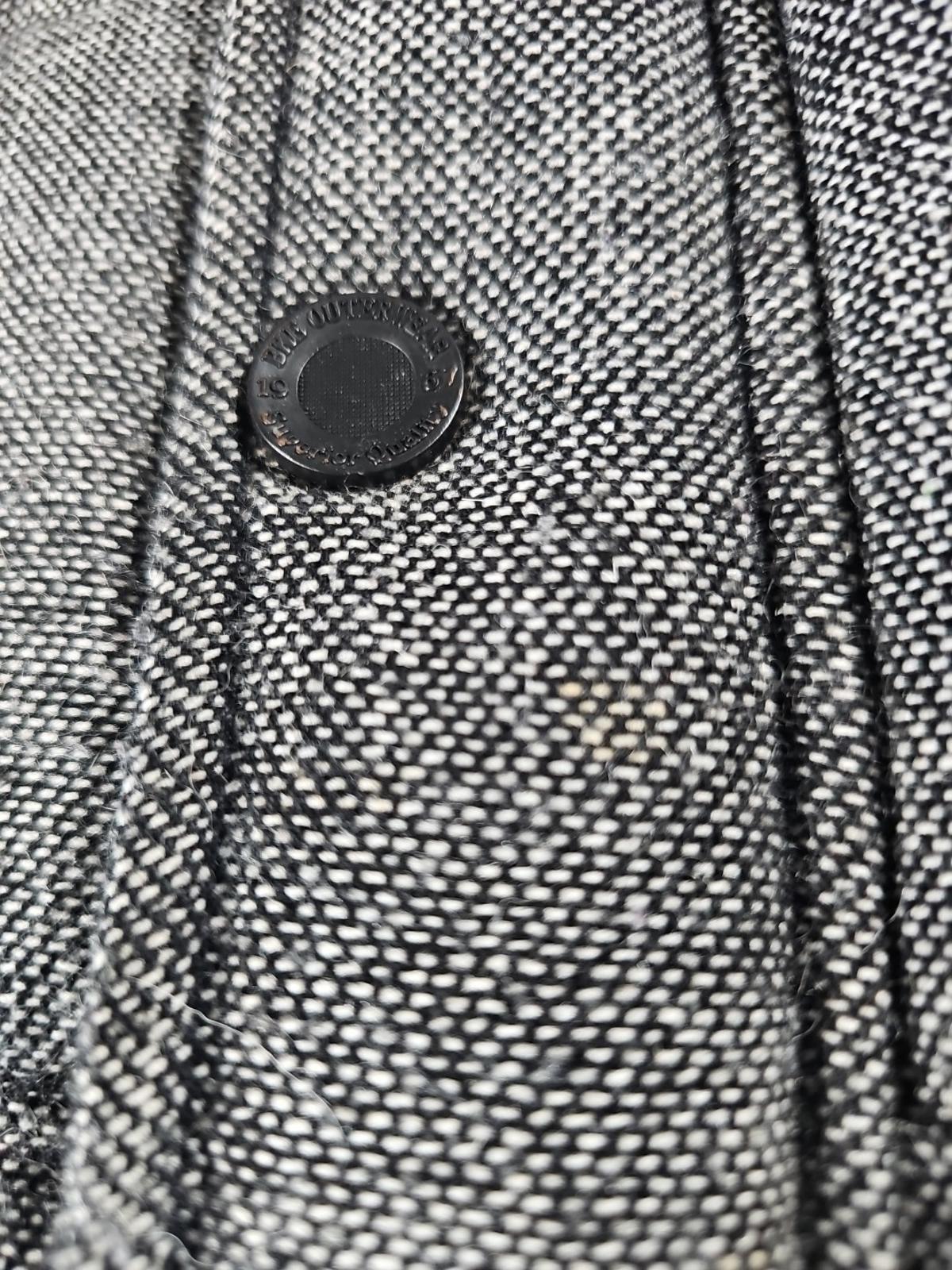 BKE Standard Fit XL Gray Puffer Vest Wool Blend