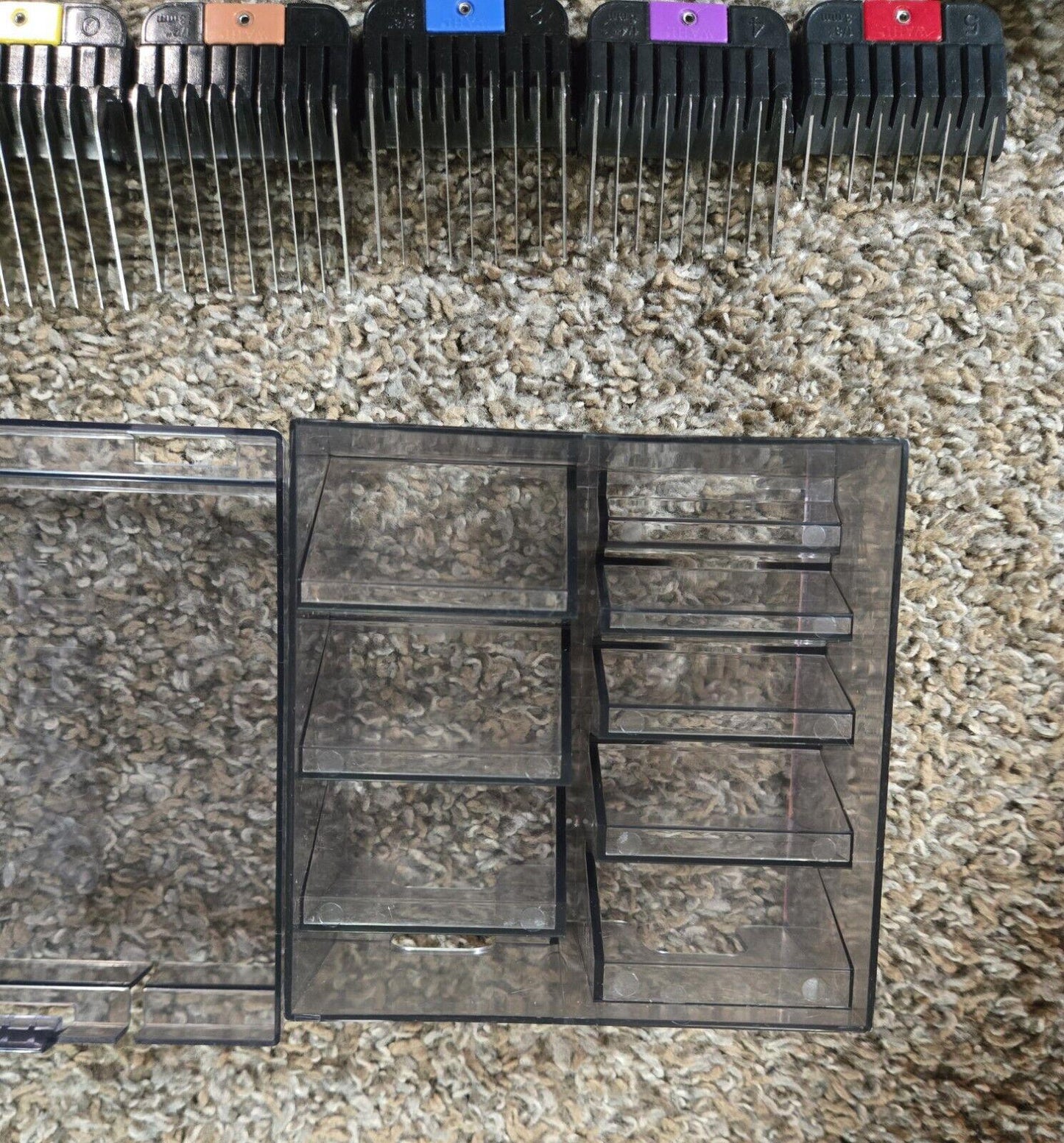 Stainless Steel Hair Clipper Attachment Comb Set Moser Wahl Ermila 1247-7440
