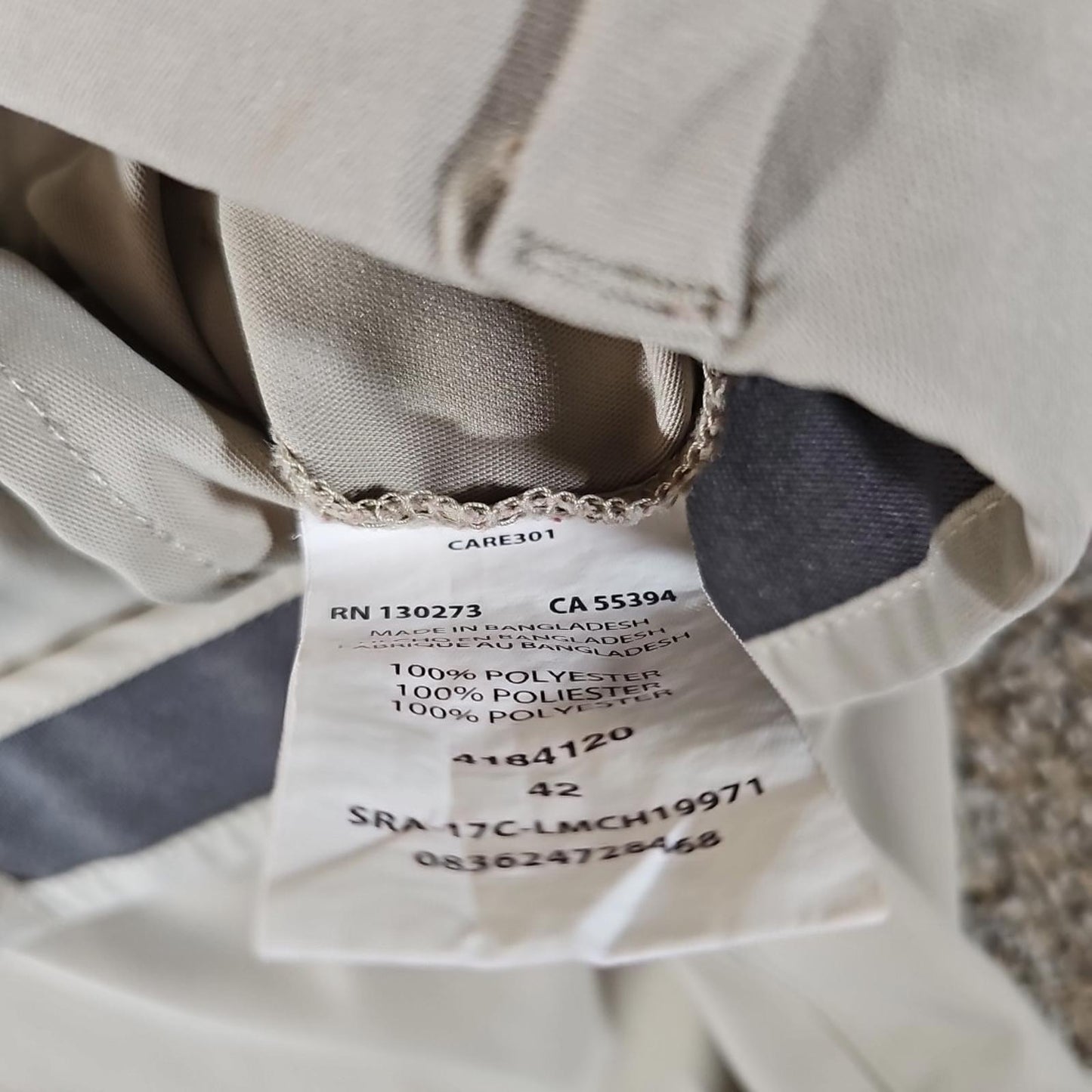 LEE Cooltex Sport Sz 42 Khaki Golf Shorts