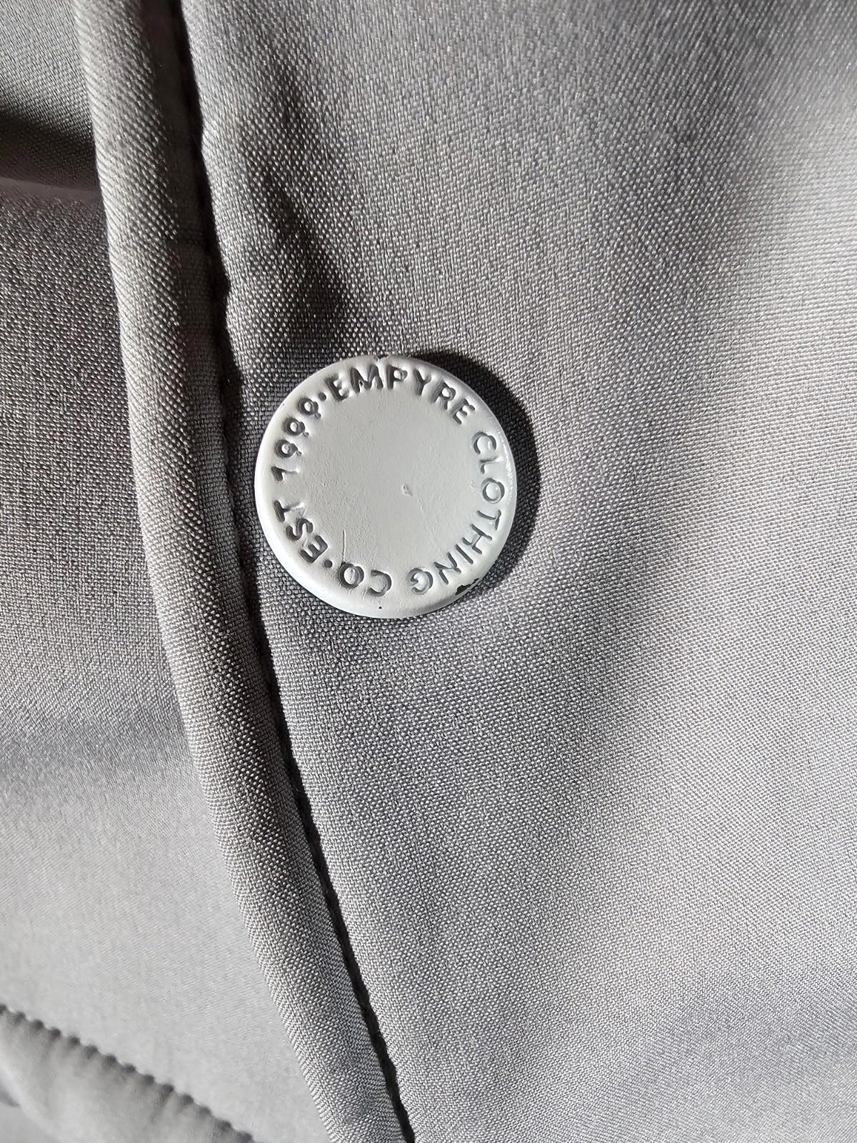 Empyre men's S gray snap Button jacket Skater