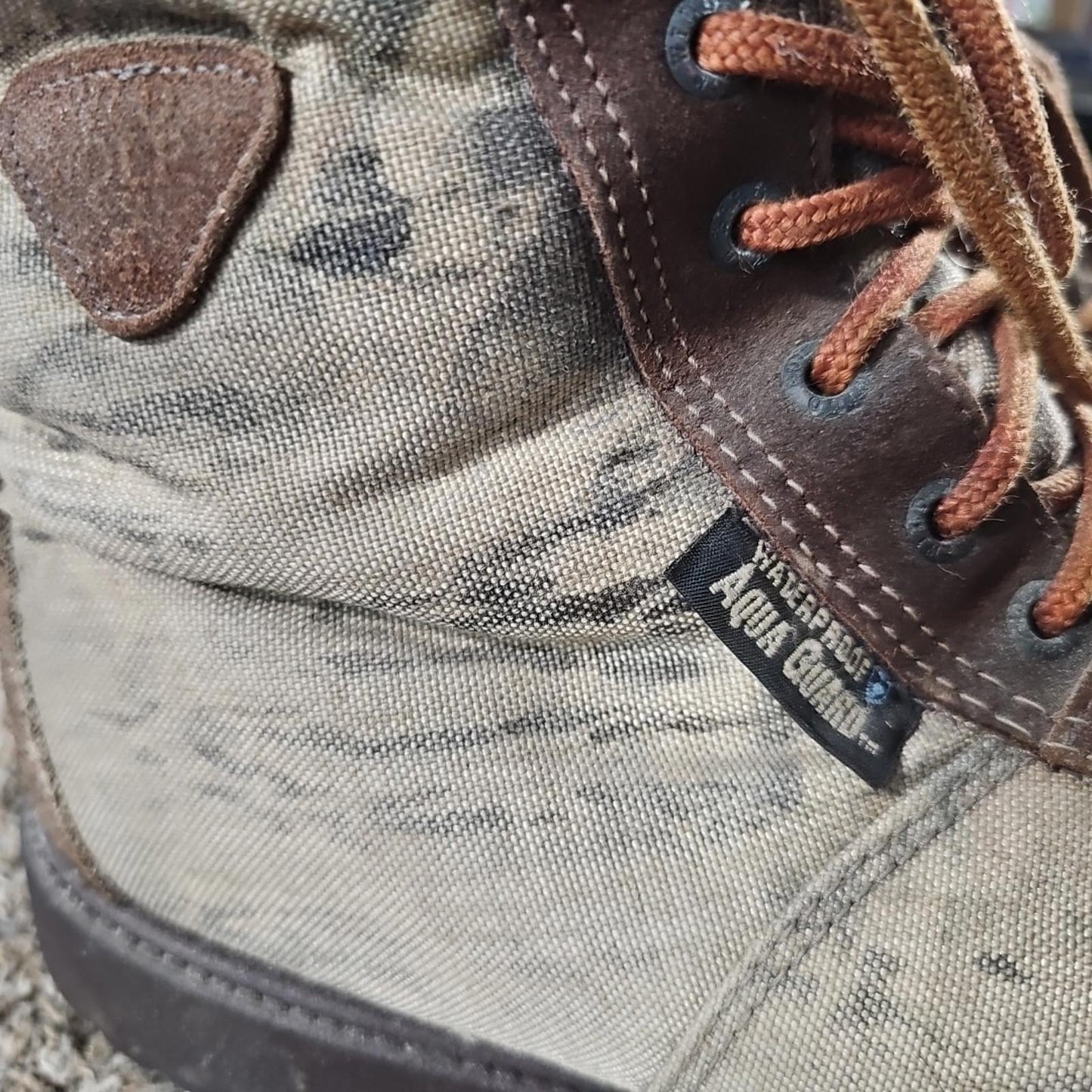 Wild Wolf Rocky Camo Pattern Boots 13W Thinsulate Aqua Guard