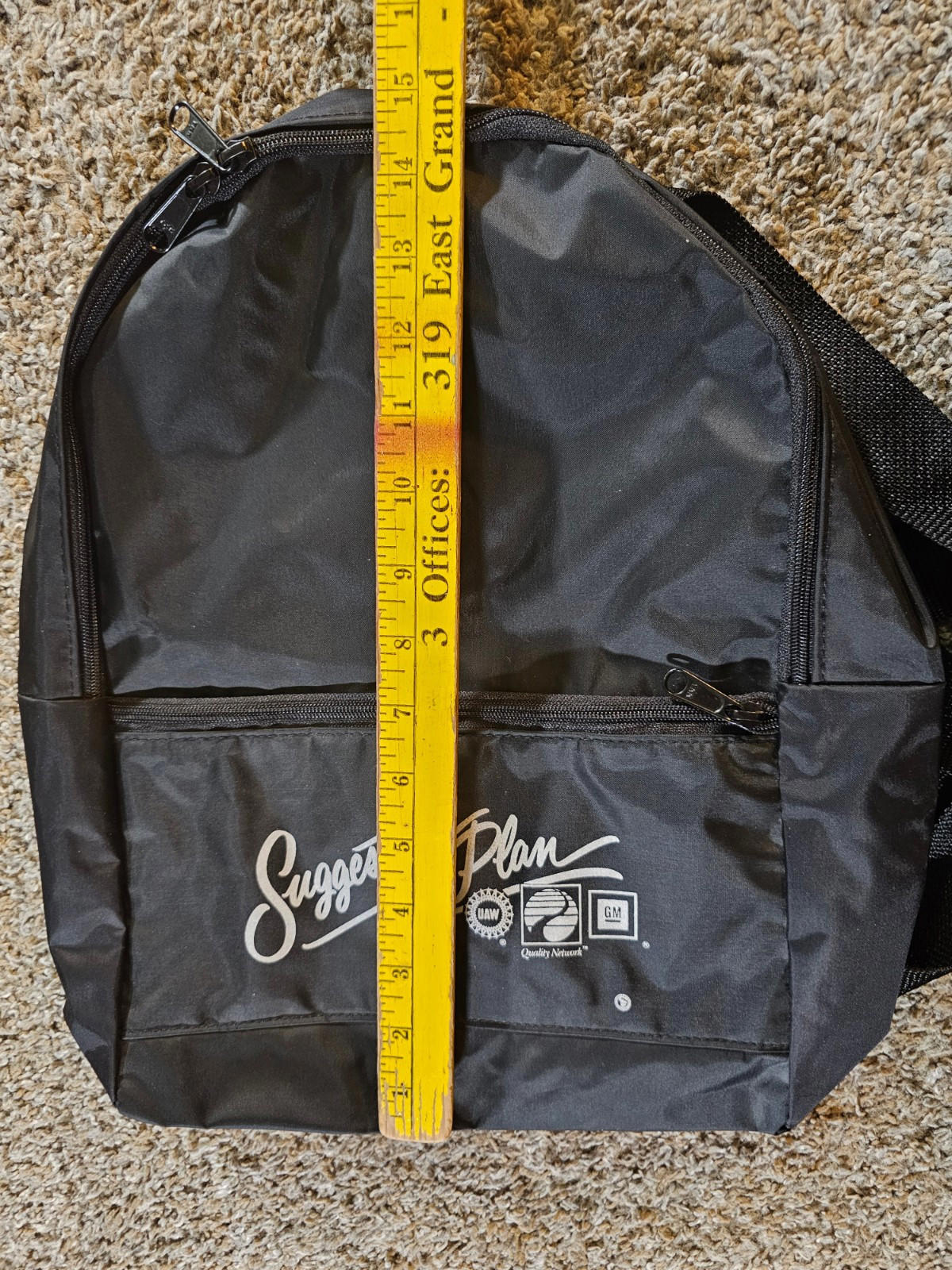 GM UAW Suggestion Plan backpack