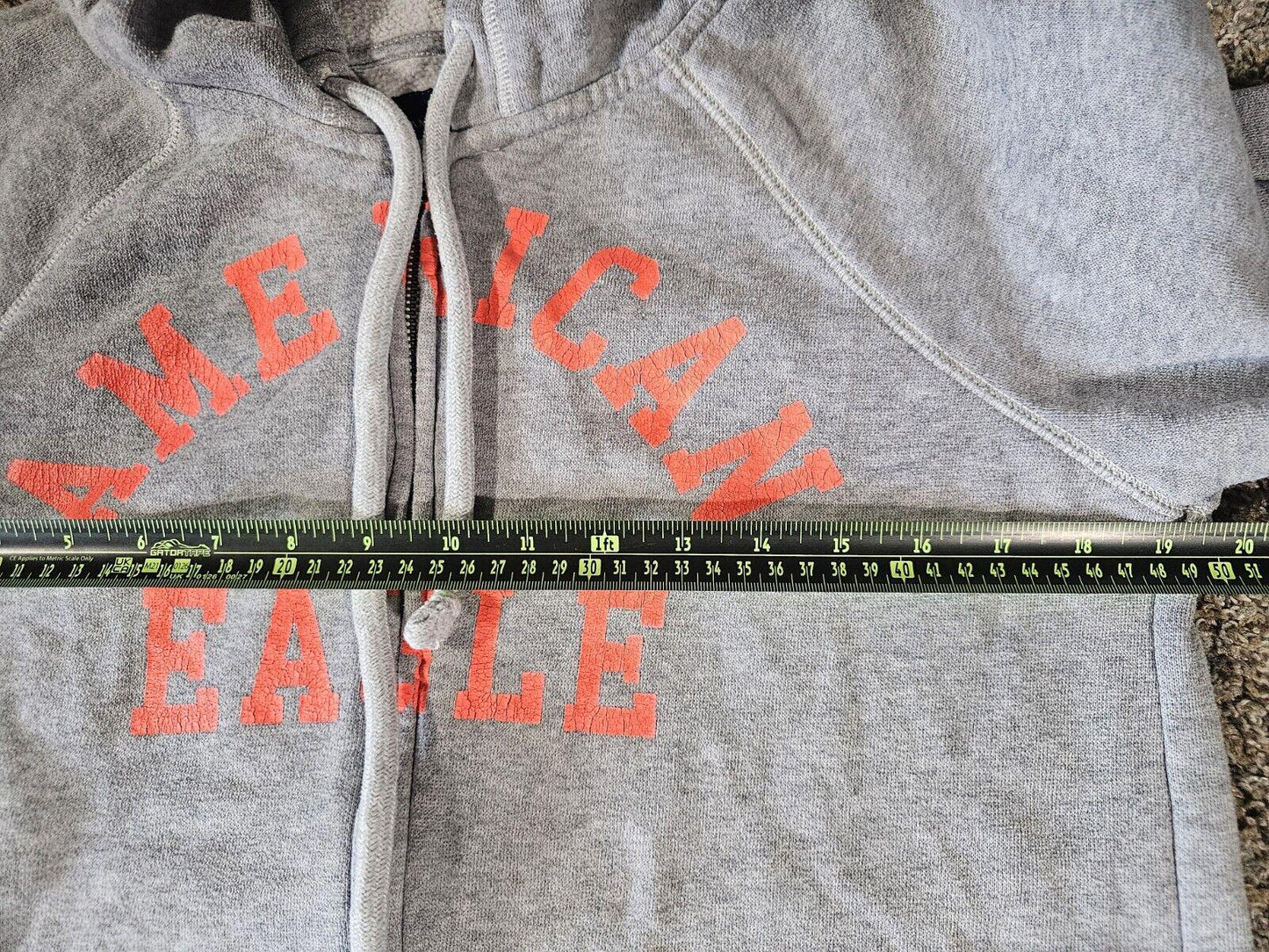 American Eagle Full Zip Hoodie MEDIUM
