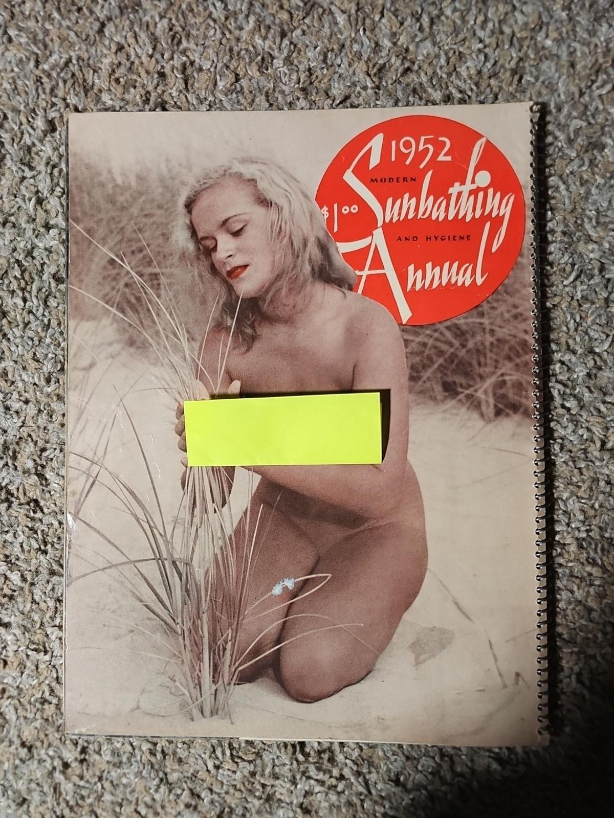 Vintage modern sunbathing & Hygiene Annual 1952 magazine