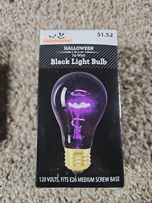 way to celebrate halloween black light bulb