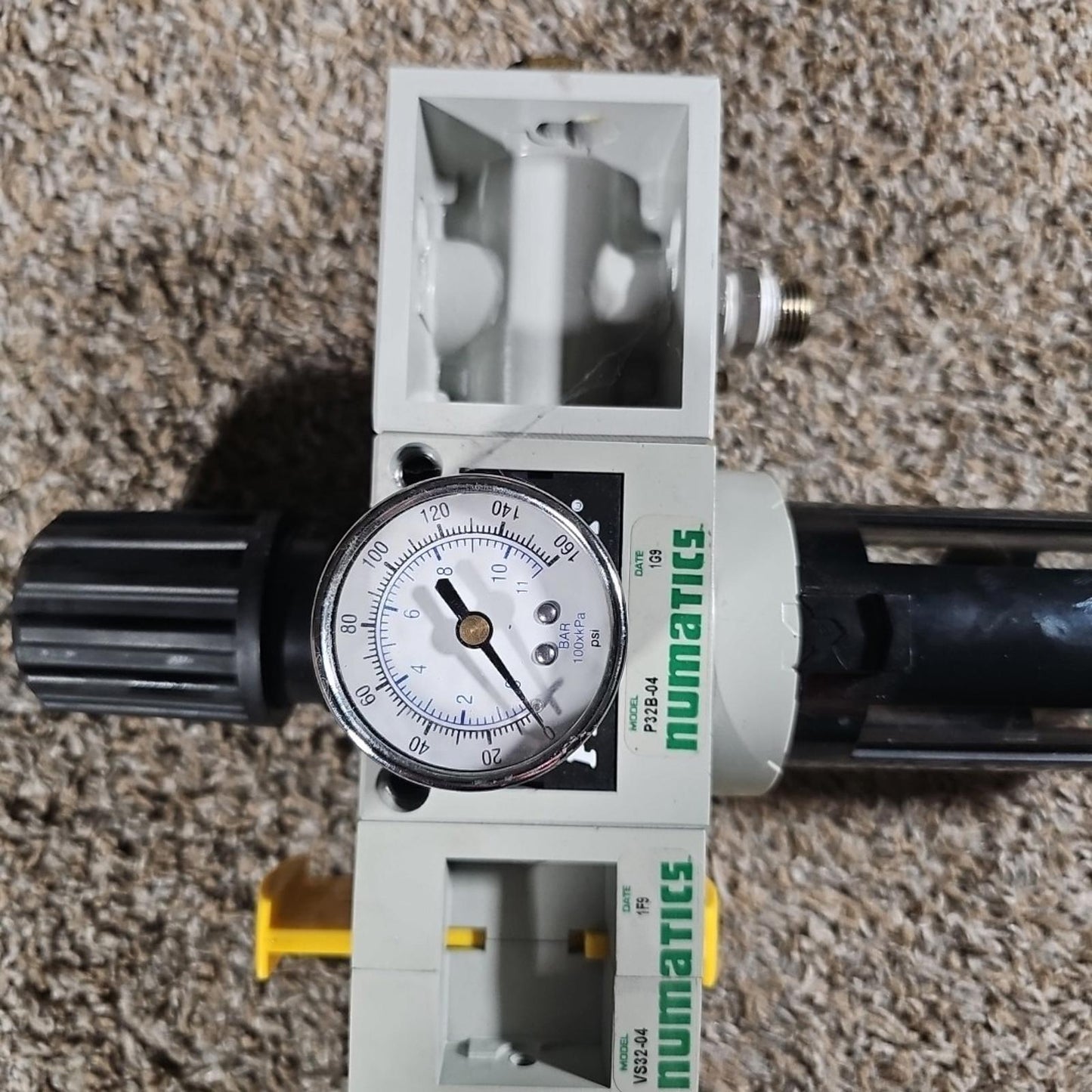 Numatics FlexiBlok Slow Start Valve/Filter/Regulator VS32-04 / P32B-06GM