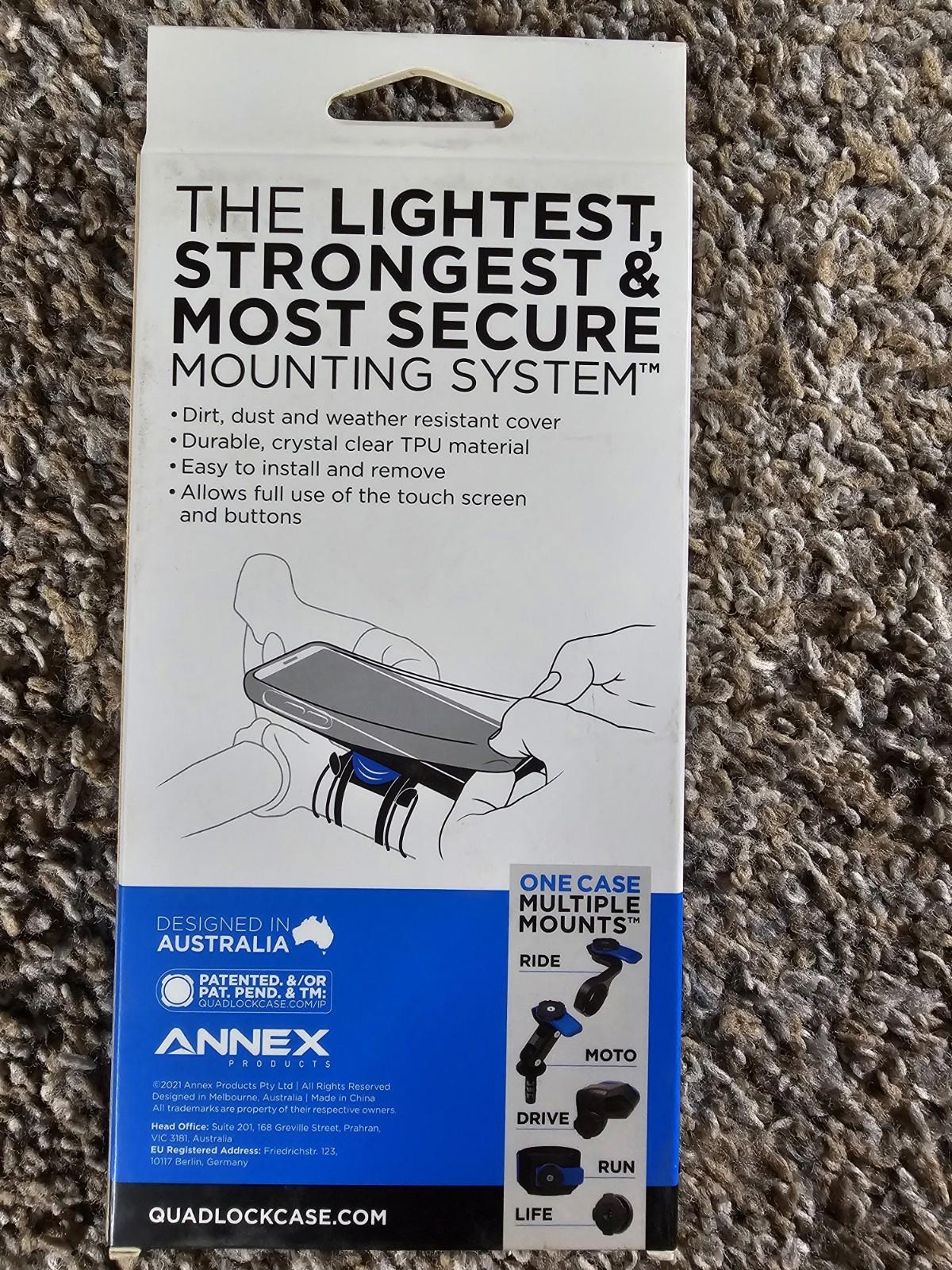 QUAD LOCK PONCHO iPHONE 12 Pro Max QLC-PON-IP12L  9348943016469 NIB Old Stock