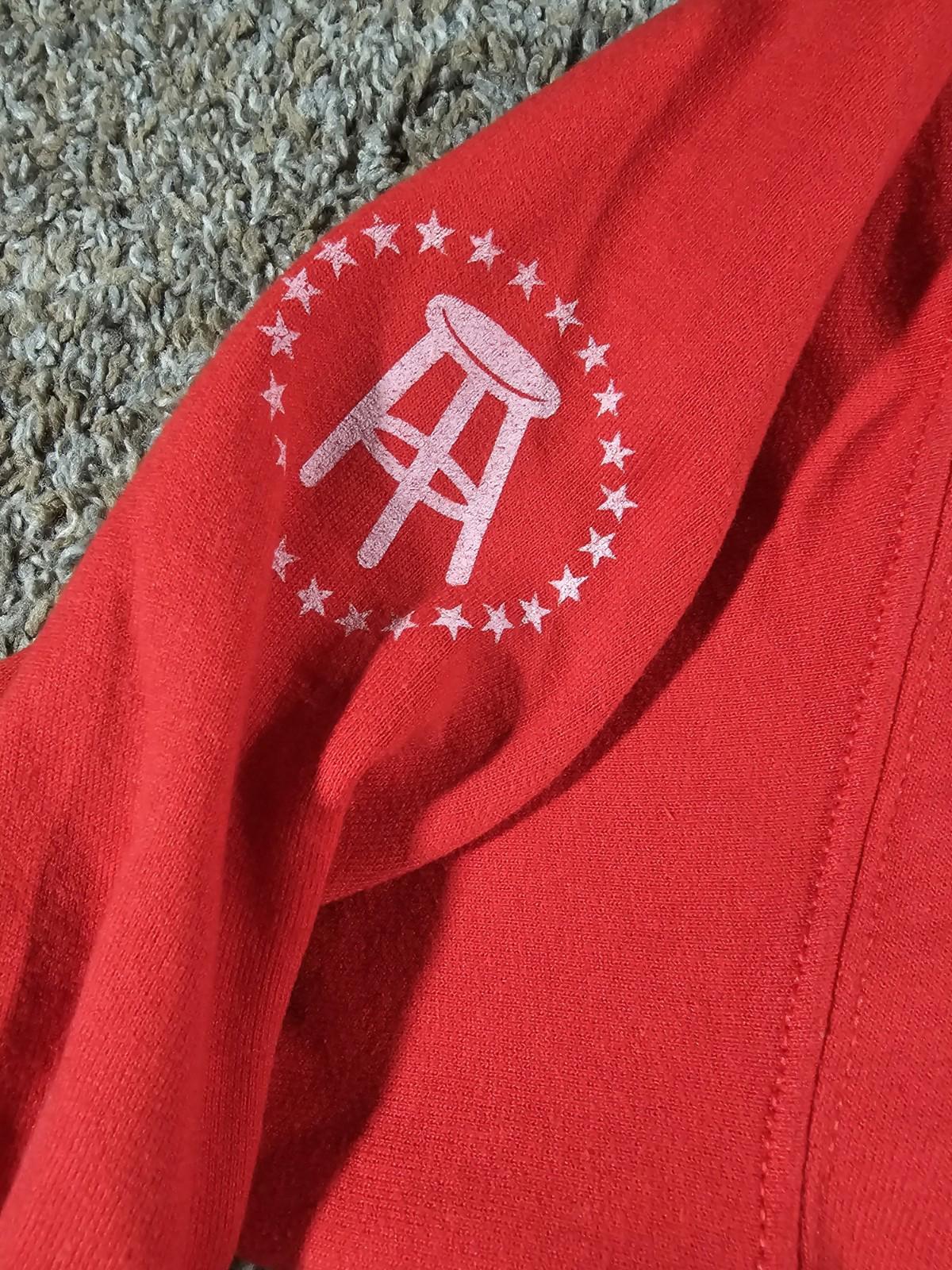 Barstool Sports CE3 Red Hoodie Gildan Heavy Sz M