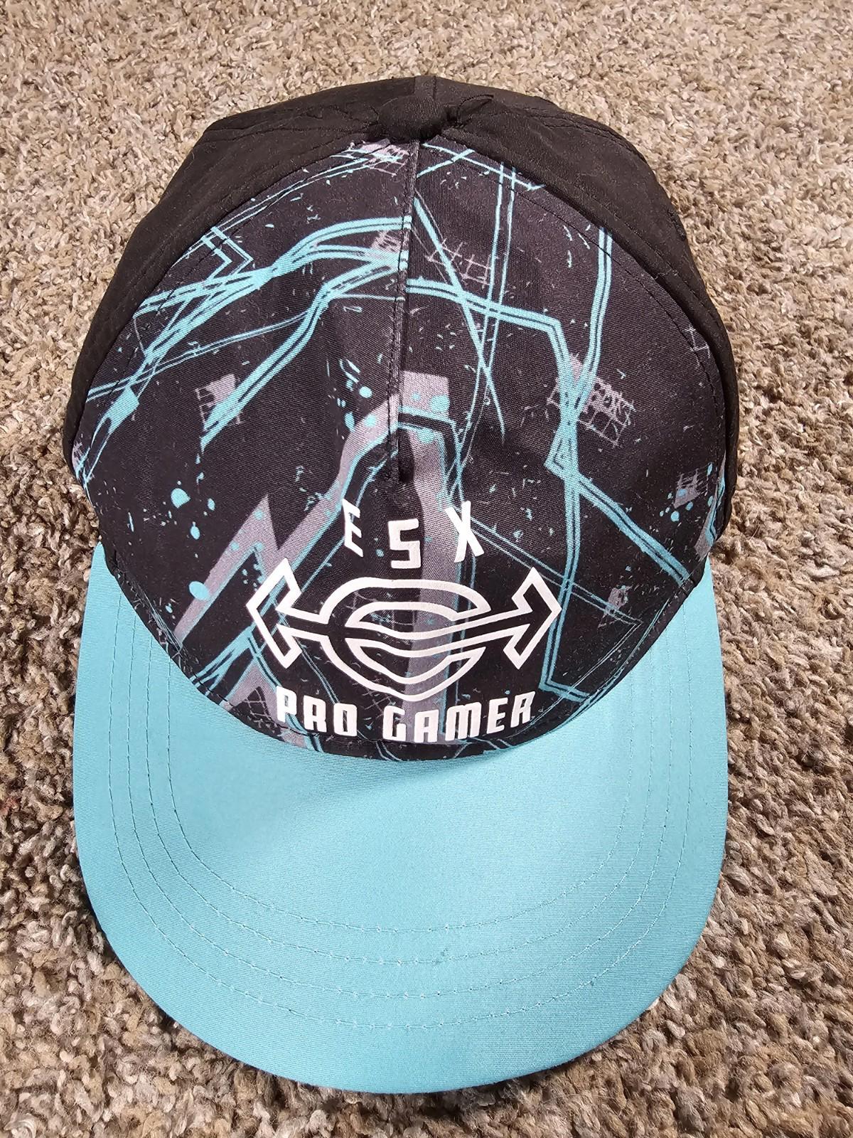 ESX Pro Gamer 360 Youth Snapback Hat Cap Blue Black