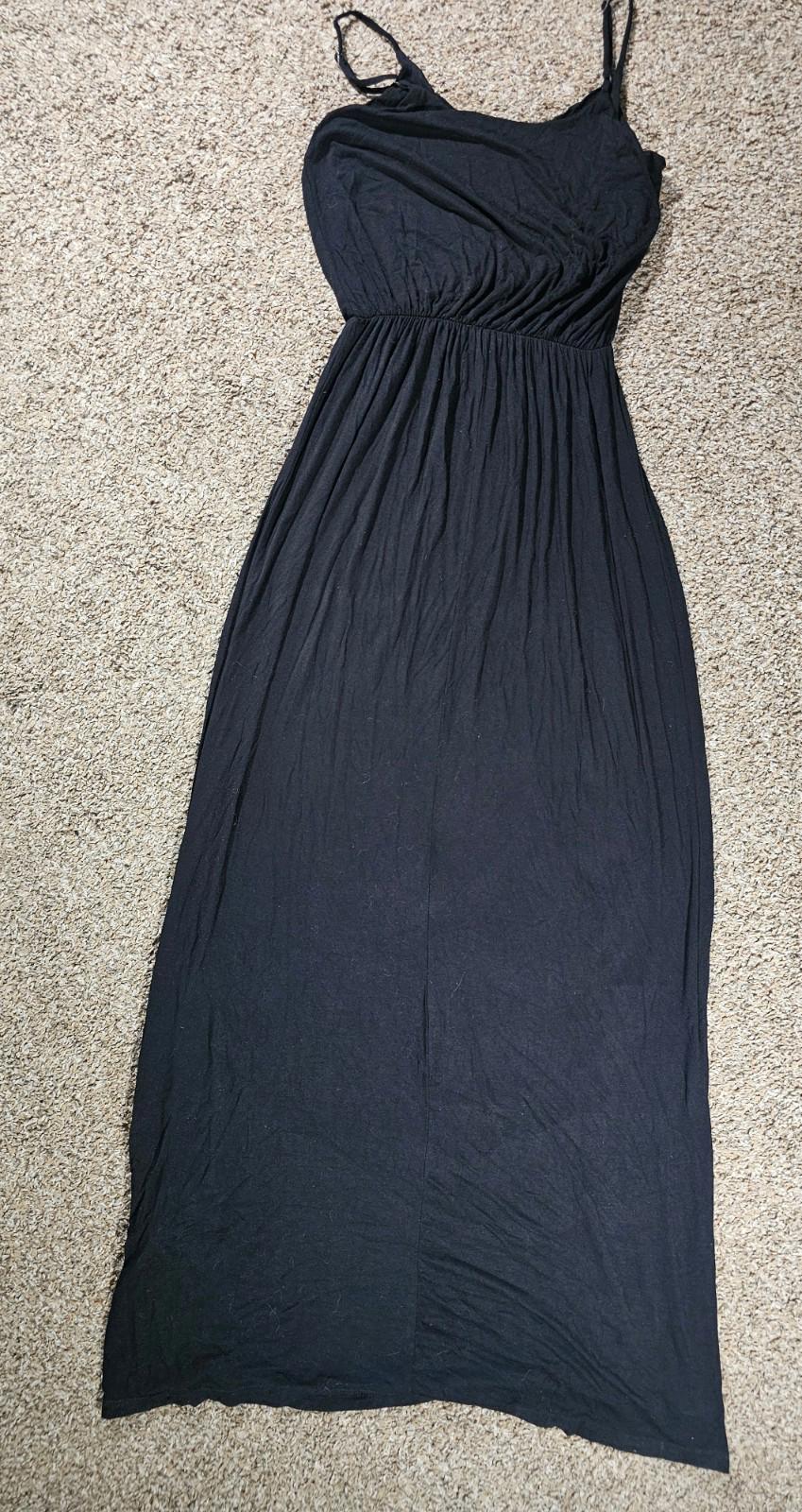LUSH Long Black Dress Small