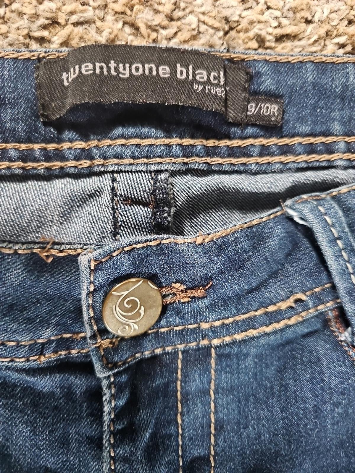 Twentyone Black By Rue 21 Womens Sz 9/10R Blue Jeans