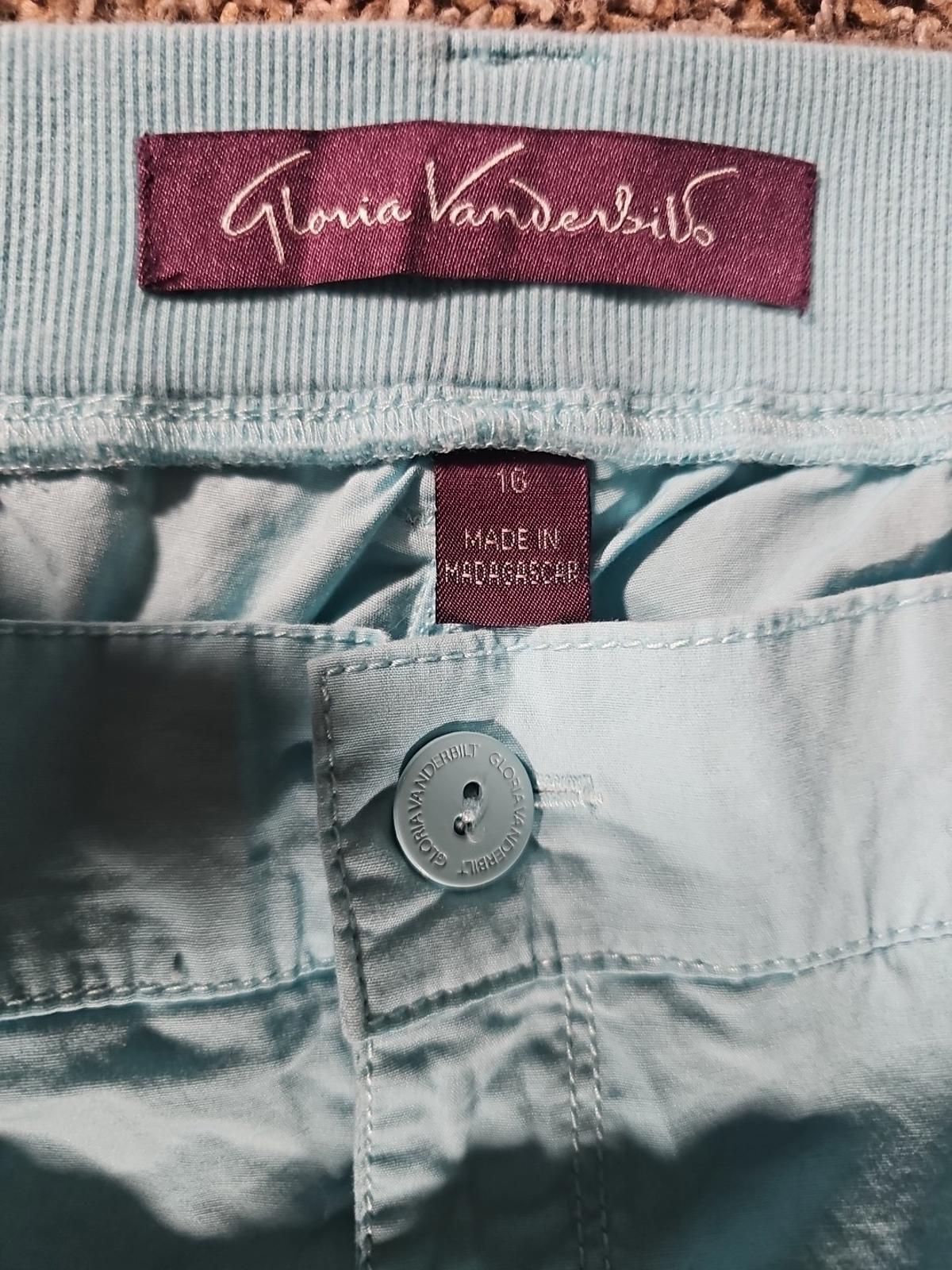 Gloria Vanderbilt Sz 16 Average Lillie Jersey Skimmer Capris
