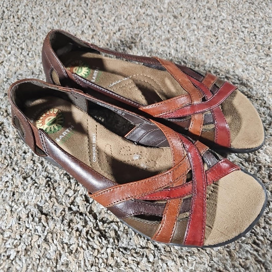 Earth Spirit Gelron 2000 Comfort First Loafer Sandals Sz 7