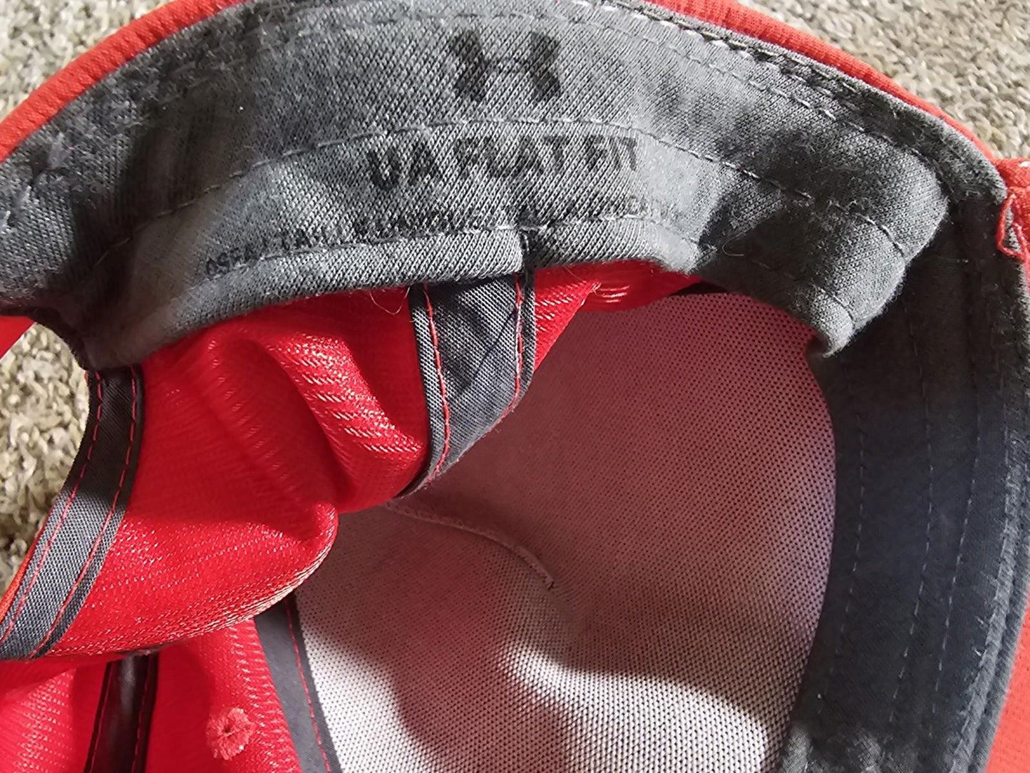 UA Under Armour Adjustable Snapback Hat Youth Size Red