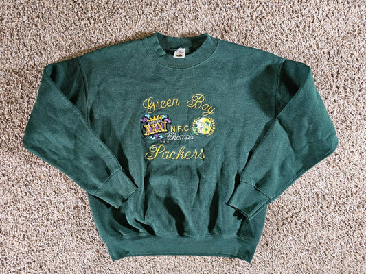 Vintage Green Bay Packers Super Bowl XXXI Men’s M Sweatshirt