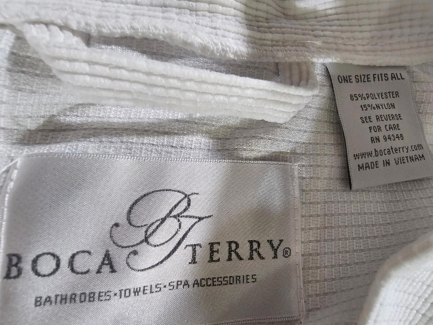 BOCA TERRY Potawatomi Casino Spa Robe