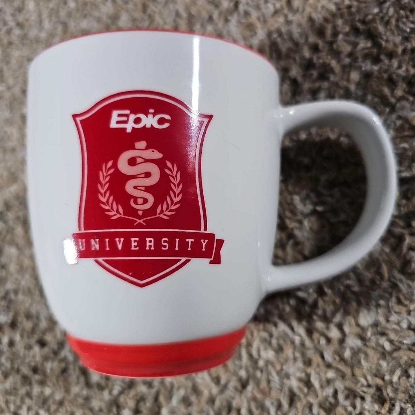 Epic University Health Medical College Red White Coffee Mug