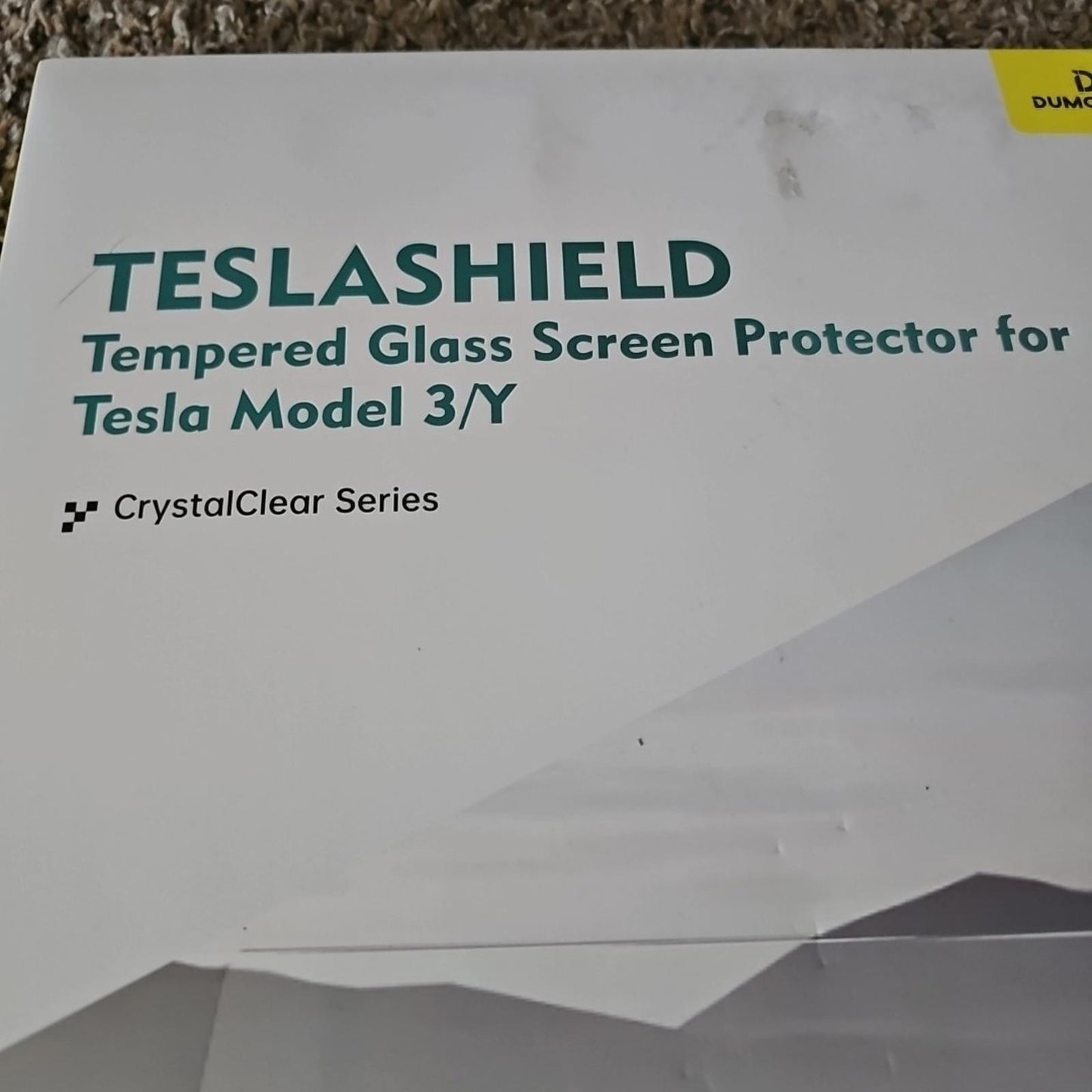 dumosong crystal clear teslashield Tesla Model 3Y NIB