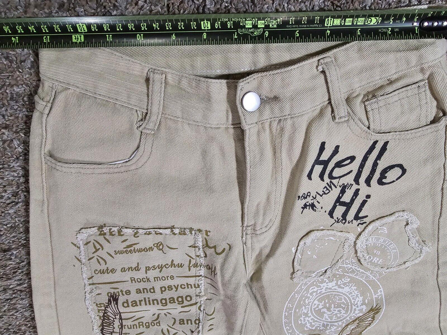 Hello Hi Bird pants small