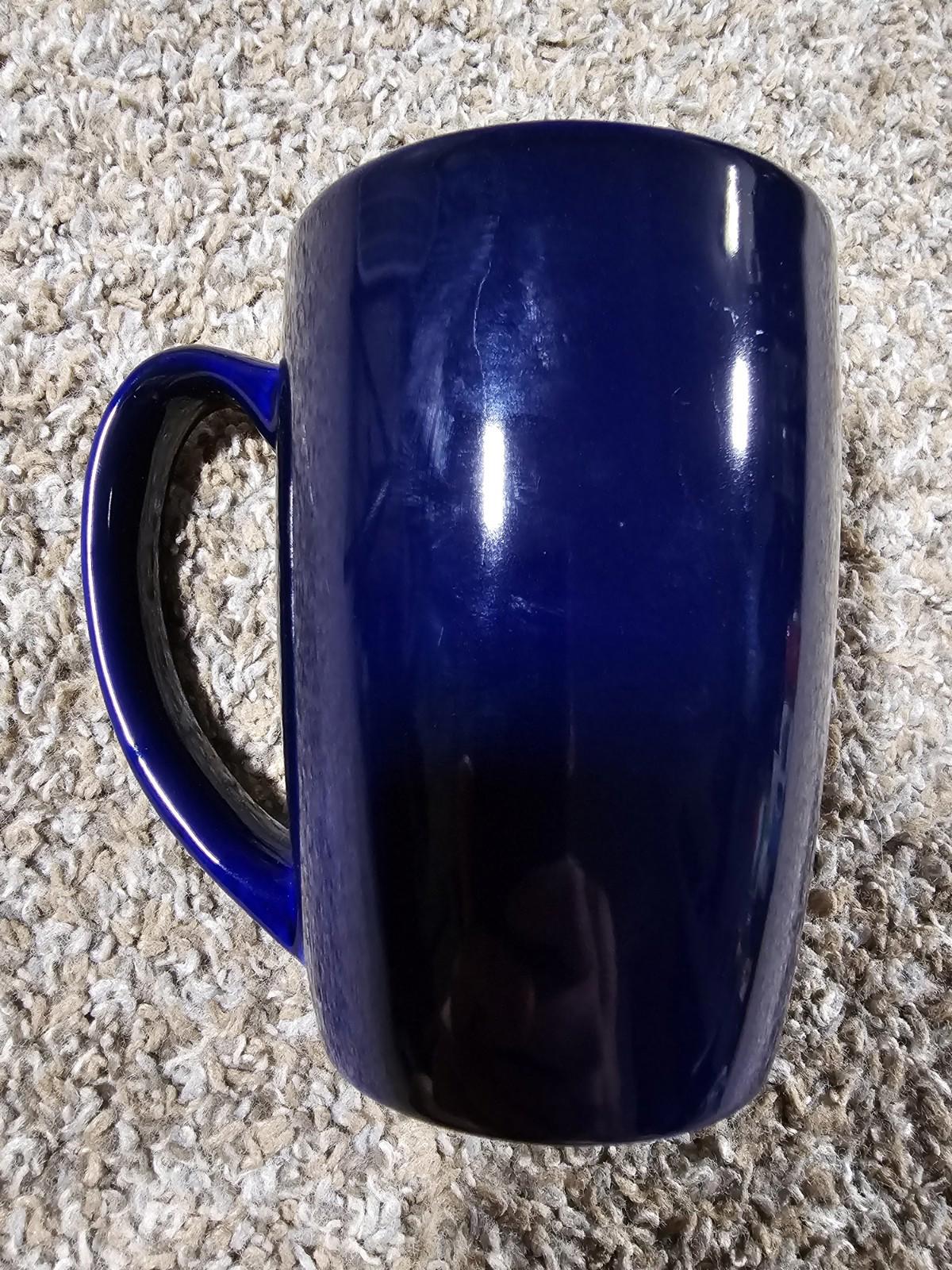 blue Herbalife coffee mug