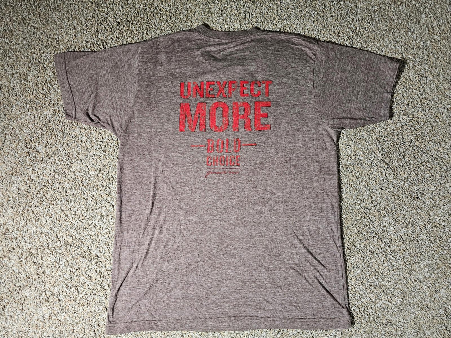 Jim Beam Red Stag Bourbon TShirt Mens Holes SEE MEASUREMENTS